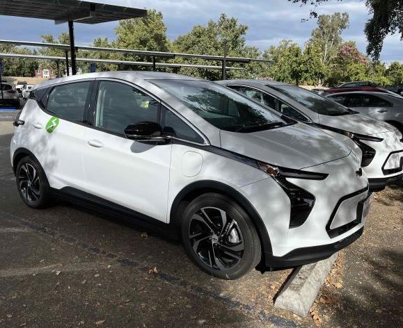 Zipcars on University of the Pacific's Stockton Campus